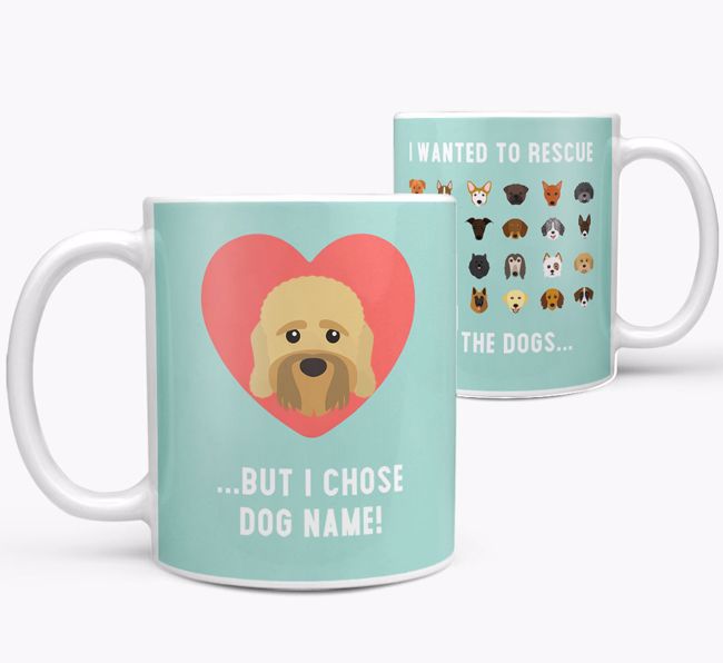 'Rescue All The Dogs' - Personalised {breedFullName} Mug